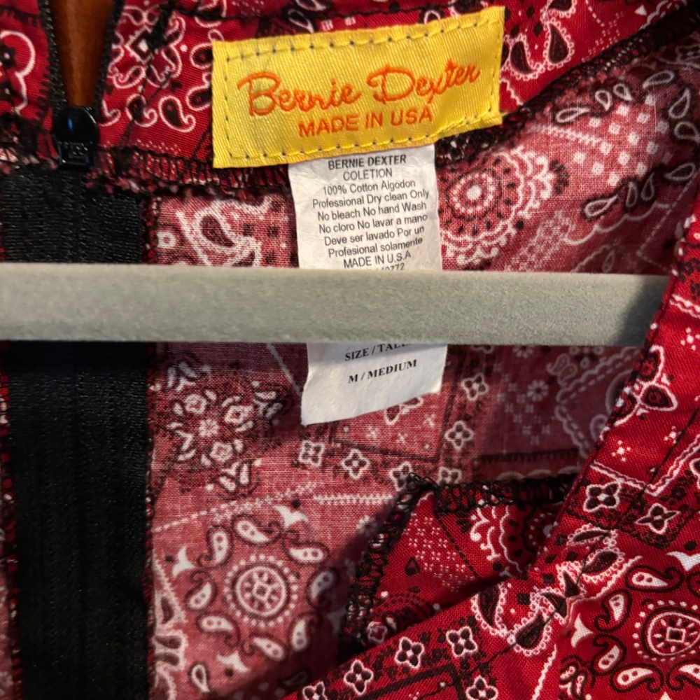 Bernie Dexter bandana print dress medium - Picture 2 of 2